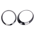 thumbnail image 1 of For Mini Cooper R50 R53 2001~2006 Left Right Car Front Headlight Trim Ring Cover Fit Cabrio R52 2004 2005 2006 2007 2008, 1 of 1