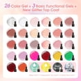 thumbnail image 3 of Set de esmaltes de uñas en gel ROSALIND, 30 unidades, 26 colores, 3 of 9