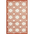 thumbnail image 1 of Safavieh Amherst Ivory Indoor Outdoor Rug - Runner 2'6" x 4', 1 of 5
