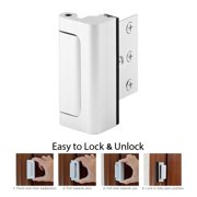 Ywmsfl Home Security Door Lock Aluminum Alloy Door Reinforcement Lock Flip High Night Lock Childproof Door Security Device