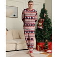 thumbnail image 4 of GYRATEDREAM Christmas Family Pajamas Sets, Christmas Family Matching Pajamas Sleepwear, Xmas Holiday Deer Snowman Print Family Pjs Jammies Nightwear Loungewear for 3M-4XL, 4 of 8