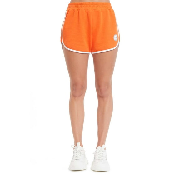 Psk Collective Curved Hem Short Orange L