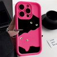thumbnail image 3 of Soft TPU Phone Case For iPhone 13 Pro Max 11 15 14 12 XR X XS 7 8 Plus SE SE3 14promax 15promax Len Protection Cat Funda Cover, 3 of 5