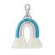 thumbnail image 5 of Minnieouse Tejiendo llaveros de arcoíris accesorio de moda encantador colgante artesanal decoración bolso colgante llavero adorno bolso encanto Azul 2piezas Minnieouse CBP273848, 5 of 6