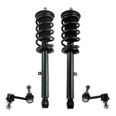AM Autoparts Rear Suspension Kit With Struts, Springs & Sway Bar Links For 2007-2014 Chrysler Sebring & Dodge Avenger