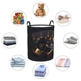 thumbnail image 3 of Lsque Casino Cards Poker pattern Laundry Hamper Basket, Tall Woven Rope Hamper Basket for Clothes, Lightweight Storage Basket, Collapsible Waterproof-Small, 3 of 8