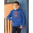 thumbnail image 2 of Halloween Pumpkin Santa Hoodie Juniors -Image by Shutterstock,  Medium, 2 of 4