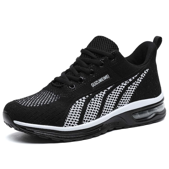 Women's Sneakers Breathable Mesh Running Shoes Fashion Lace Up Casual Sneakers Lightweight Comfortable Walking Athletic Shoes