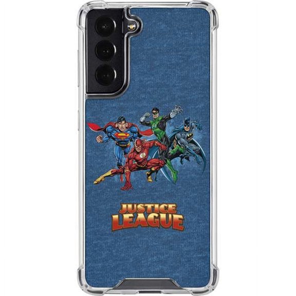 Skinit DC Comics Justice League Heroes Galaxy S22 Clear Case