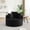 43" Corduroy Black, variant on FFH 43" Chaise Lounge Indoor Furniture, Round Accent Chair Corduroy Boneless Sofa Chair for Bedroom, Living Room, Black
