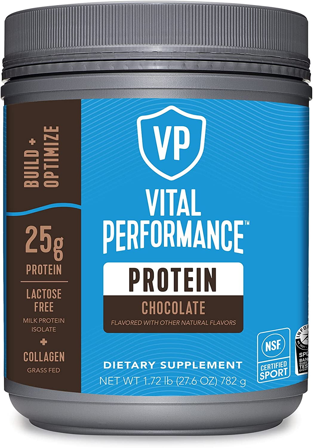 Vital Performance Protein Powder, 25g LactoseFree Milk Protein Isolate