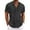 Black, variant on Mens Plaid Short Sleeve Button Down Shirts Regular Fit Casual Gingham T-Shirt Collared Checkered Cuban Dress Shirt