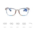 thumbnail image 2 of 4 Pairs Womens Blue Light Blocking Reading Glasses Spring Hinge Readers Presbyopic Glasses, 2 of 3