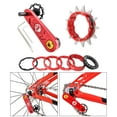 thumbnail image 4 of Juego de piñones de cassette de una para bicicleta, ajustador de conversión de piñón tensor de cadena de bicicleta para accesorios 13T / Rojo 13T Sunnimix  Tensor de cadena de bicicleta, 4 of 8