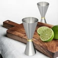 thumbnail image 4 of Vinos Doble Jigger perfecl Jiggers de Cóctel de acero inoxidable 30 45 ml, 4 of 8
