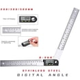 thumbnail image 3 of 300mm Digital Protractor Inclinometer Electronic Angle Gauge Stainless Steel Angle Ruler Goniometer Electronic Protractor ,Long Lasting, 3 of 6