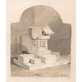 thumbnail image 3 of John Sell Cotman 15x17 Black Modern Framed Museum Art Print Titled - Font at Dersingham Church, Norfolk (1815), 3 of 5