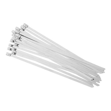 Masteelf  20 Pcs Tensile Plate Fairing Anti-slip Lifts Stainless Steel Cable Tie