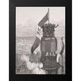 thumbnail image 2 of Vintage Apple Collection 19x24 Black Modern Framed Museum Art Print Titled - La Tour Eiffel - Ache`vement, 2 of 5