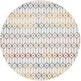 thumbnail image 2 of Rugs.com Lattice Trellis Collection Rug – 8 Ft Round Multi Low-Pile Rug Perfect For Kitchens, Dining Rooms, 2 of 9