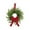 A, variant on YujiCraft Artificial Christmas Wreaths,12 Inch Pre-Lit Artificial Christmas Wreath with Red Bow, Cones and Red Berries, 3D Garland for Front Door Decoration and Holiday Home Decor,B