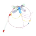 thumbnail image 2 of Retractable Cat Wand Toy Feather Teaser Stick Telescopic Interactive Exercise Toy Hunting Simulation Durable Handle, For Indoor Cats Play Training Bonding Stress Relief And Exercise, 2 of 6