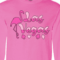 thumbnail image 4 of Inktastic Las Vegas Flamingo Silhouette in Pink Long Sleeve T-Shirt, 4 of 5