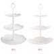 thumbnail image 5 of Soporte para tartas de 3 niveles Plato de frutas Soporte para cupcakes PP Postres Frutas Soporte para dulces Soporte Bandeja para servir bodas Eigraketly JJ17649-02, 5 of 6