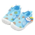 thumbnail image 1 of DXOUPM Toddler Water Shoes for Kids Baby Wide Socks Girls Sandals Breathable Walking Shoes, 1 of 2