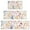 Pioneer Flower Floral, variant on Pioneer Flower Floral Print Pattern Kitchen Rugs Sets Of 3,Kitchen Runner Rugs Non Skid Washable,Decorative Kitchen Floor Mats for Kitchen,Sink,Laundry,17"x30" 17"x47" 17"x59"