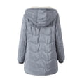 thumbnail image 4 of Women's Plus Size Winter Coat Recycled Puffer Jacket Warm Thicken Parka Overcoat with Removable Hood, 4 of 7