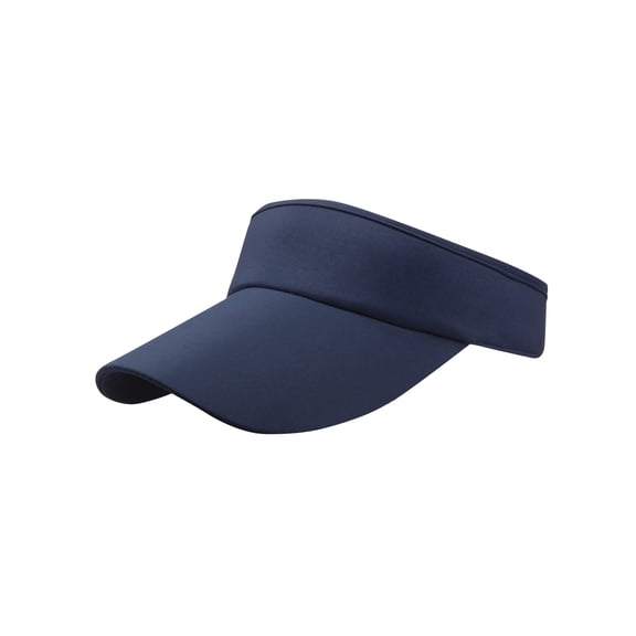Outdoor Sun Visor Hat for Women and Men, Long Brim Empty Top Sun Hat, Breathable UV Protection Sports Cap for Golf, Running, Tennis Navy