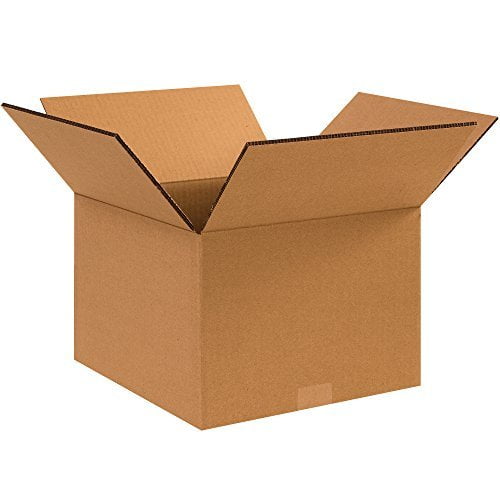 BOX USA 15 Pack of Heavy-Duty Double Wall Corrugated Cardboard Boxes 12 L x 10 W x 10 H Kraft Shipping Packing and Moving