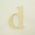 thumbnail image 2 of Package of 1, 10 Inch X 1/2" Thickness Baltic Birch Wood Letter d in The Times New Roman Font, Thick, Lower Case for Art & Craft Project, Made in USA, 2 of 4