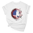 thumbnail image 2 of Txenfivo Women Vintage Bible Verse Boho Floral Graphic T-Shirt Christian Gifts Shirts 4th of July Shirts for Women Crewneck Flag Outfits, S-2XL, 2 of 5