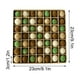 thumbnail image 3 of Juego de 49 adornos navideños de terciopelo | Bolas de plástico flocadas para decorar el árbol | Bolas colgantes de 3 cm para la decoración navideña del hogar, 3 of 5