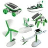 6 in 1 Solar DIY Educational Kit Toy Boat Fan Car Windmill Puppy Plane