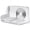 White, variant on OSTBA Foldable Electric Food Slicer, 150W Meat Slicer for Home Use with Removable 6.7" Stainless Steel Blade, Adjustable Thickness (0-15mm) for Meat, Cheese, Bread, White
