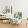 thumbnail image 3 of Designart "My Greenhouse Cottage Flowers IV" Upholstered Traditional Accent Chair - Arm Chair, 3 of 5