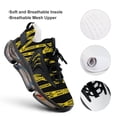 thumbnail image 4 of FONT FASHION Walking Shoes for Men Woman Lightweight Tennis Fashion Elastic Sports Shoes Cushion Basketball Shoes, 4 of 7