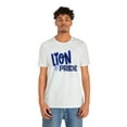 thumbnail image 4 of Unisex Jersey Short Sleeve Tee Lion Pride Blue Tshirt, 4 of 12