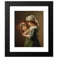 thumbnail image 2 of Elisabeth Louise Vigée Le Brun 20x24 Black Modern Framed Museum Art Print Titled - Julie Le Brun Looking in a Mirror (1787), 2 of 5