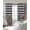 Black, variant on Cactus Tropical Watercolor Blackout Curtains for Bedroom/Living Room, Thermal Insulated Kitchen Curtains, Linen Texture Summer Grommet Darkening Window Treatment Drapes 42"x63"x2
