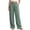 Mint Green, variant on Levmjia Women Wide Leg Pants High Waisted Solid Color Casual Lounge Pants with Pockets Elastic Waist Flowy Straight Leg Trousers
