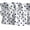 Navy on White, variant on Small Dots Cotton Curtain Sleeve Topper Window Treatment