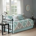 thumbnail image 5 of Gracie Mills Mitchell 6-Piece Daybed Bedding Set Aqua Grey Twin GRACE-7775, 5 of 5
