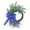 Blue, variant on Sltwyw Spring Floral Basket Wreath for Front Door - Artificial Flower Ring Arrangement in Wooden Planter, Farmhouse Indoor/Outdoor Mantel Decor (146 chars)