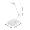 thumbnail image 2 of CRAFTHROU Figure with Stand Model Assembly Holder for Action Figure Display 11.8*3.7*2.9in 1 Set, 2 of 8