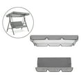 thumbnail image 4 of pitrice Waterproof Swing Canopy Awning Kit Outdoor Garden Swing Chair Cover Gray, 4 of 9
