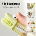 thumbnail image 3 of 3-in-1 Crocodile Brush, Deep Cleaning for Narrow Cups, Lids & Tableware, Multi-Purpose Small Brush, 3 of 7